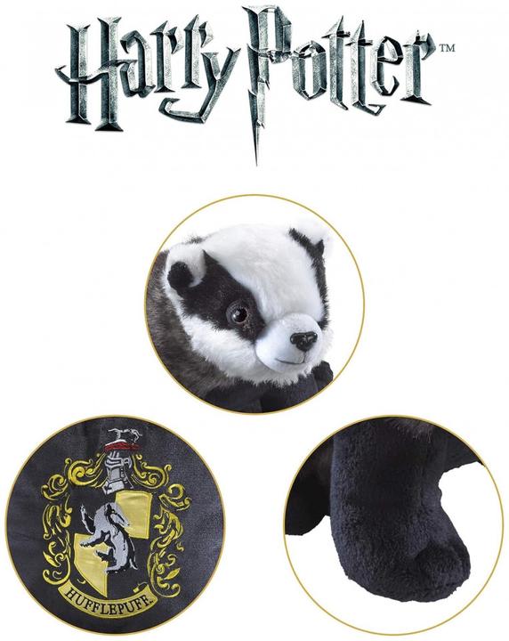 Produktbild Noble Collection Harry Potter: Hufflepuff mit Dachs (34 cm)