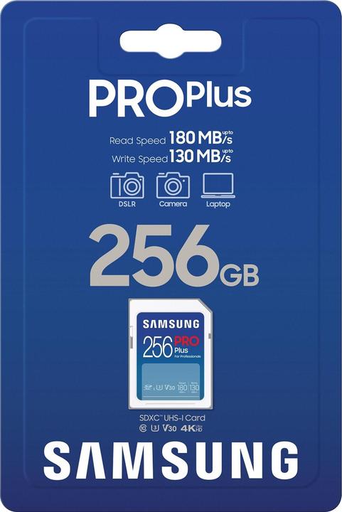 Immagine prodotto Samsung PRO Plus (256 GB, SDXC, U3, UHS-I)