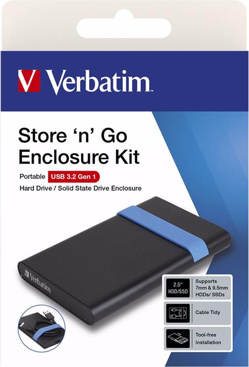 Actual product image Verbatim Store'N'Go Enclosure Kit (2.5")