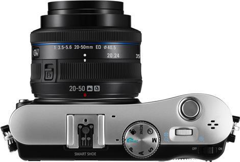 Actual product image Samsung NX100, 14.6 MP, 20-50mm kit, compact system camera (APS-C / DX)