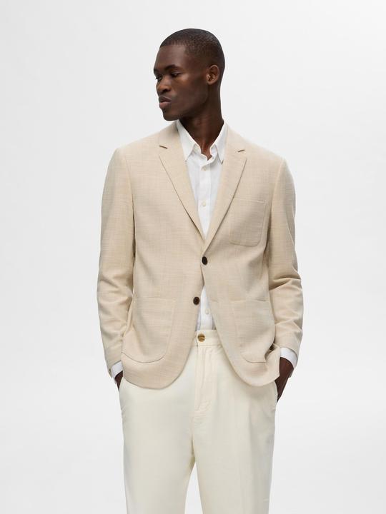 Image du produit Selected Homme Slim Fit Blazer à une rangée de boutons (56)
