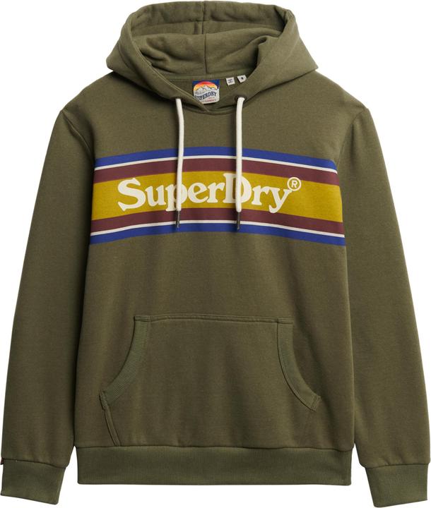 Immagine prodotto Superdry Lässiges Hoodie mit Venue-Logo und Streifendesign (XL)