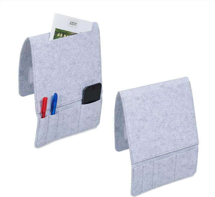 Relaxdays 2x bed bag (25 x 3 x 33.5 cm)