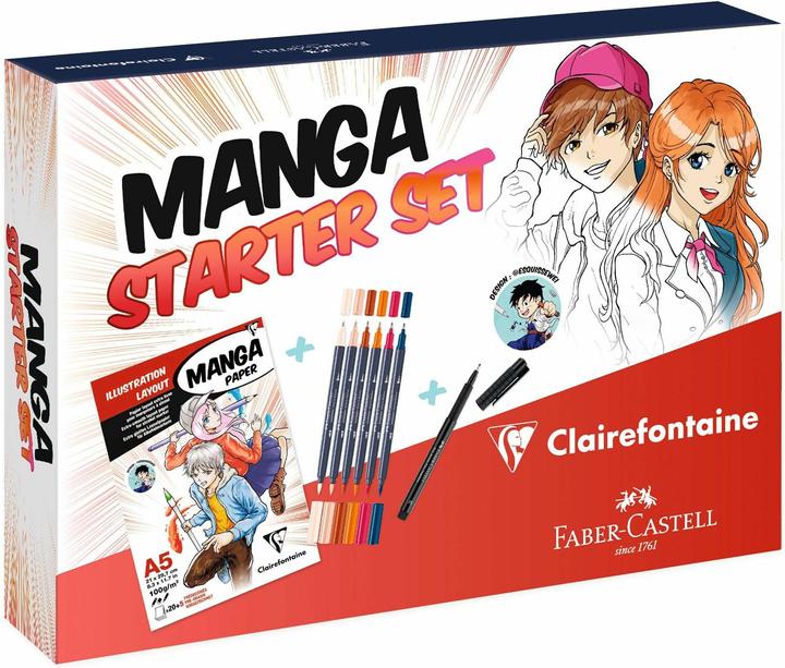 Actual product image Quo Vadis Manga Starterset Faber Castell A5, 14,8x21cm (64 x)