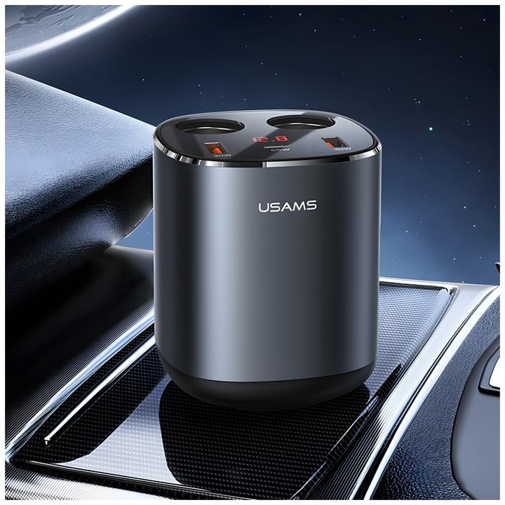 Produktbild Usams Autosprüher 2 xUSB-A/1 xUSB-C C28 245W grau/grau CC151TC01 (US-CC151)