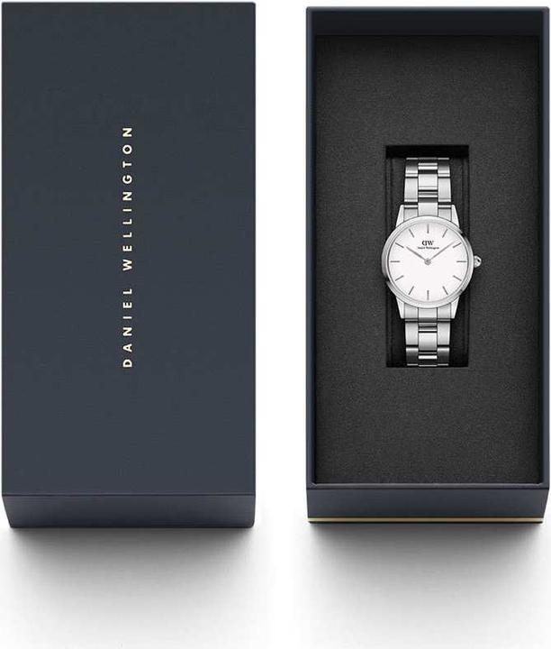 Actual product image Daniel Wellington Iconic Link White Silver (28 mm) (Analogue wristwatch, 28 mm)