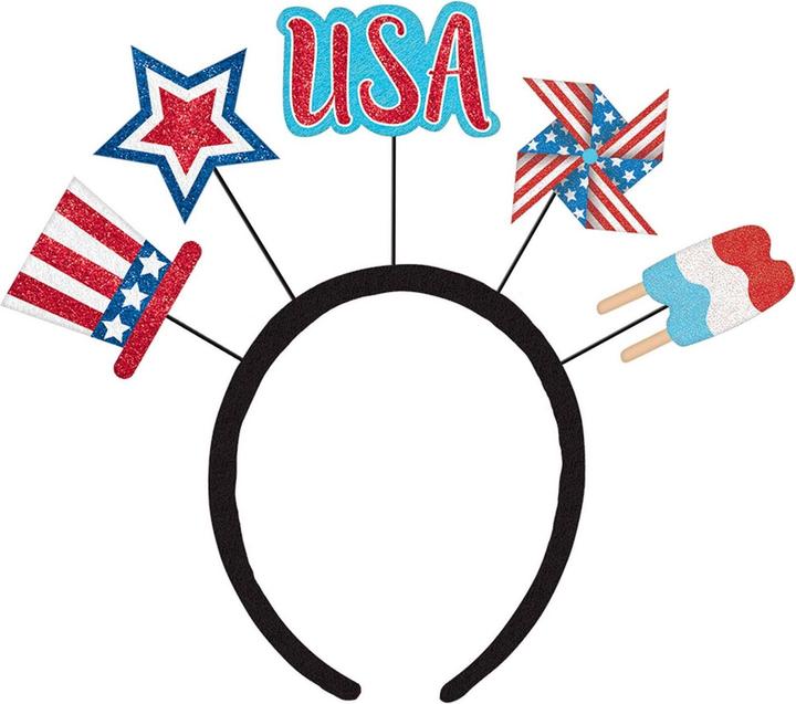 Amscan Patriotic BopperStirnband 4. Juli
