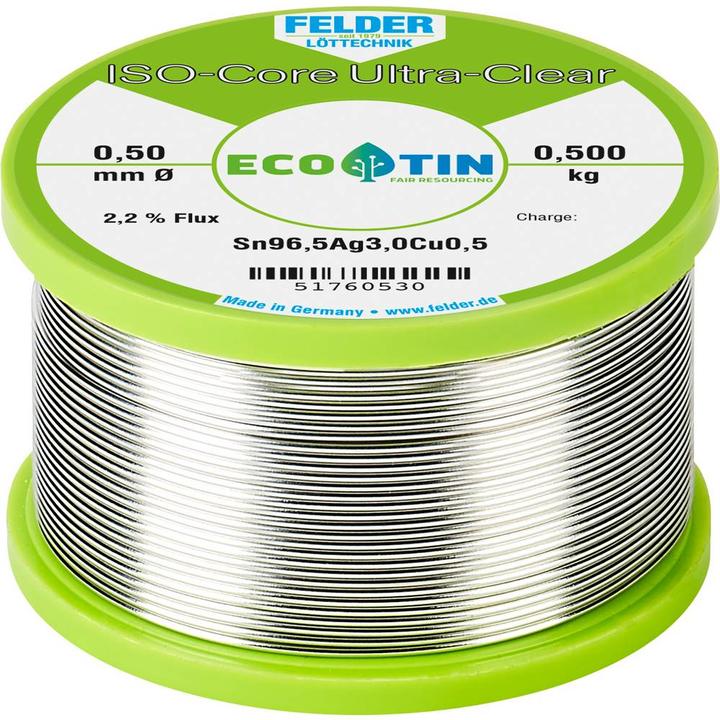 Image du produit Felder Lottechnik Ultra Clear, 0.25 kg, 0.75 mm (Souder)