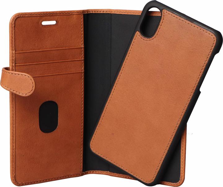 Produktbild Carl BUFFALO Wallet Cognac Laeder Til 3 kort (Apple iPhone X)