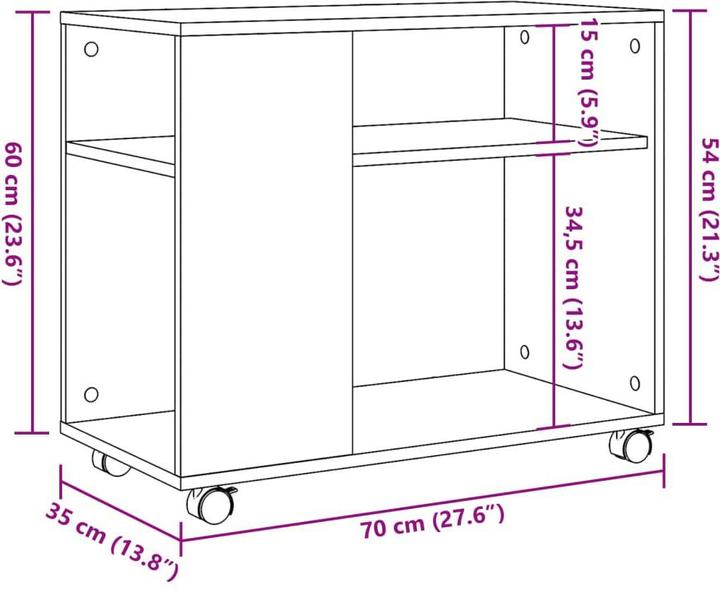 Actual product image VidaXL Lisotianka (70 x 32 x 15 cm)