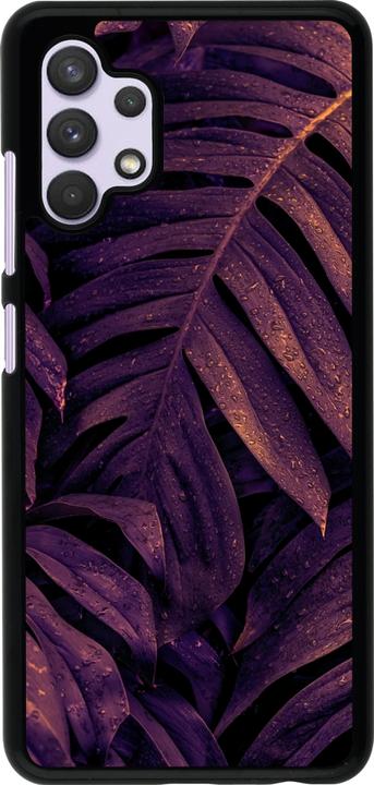 Produktbild PhoneLook Hülle Purple Light Leaves (Samsung Galaxy A32)