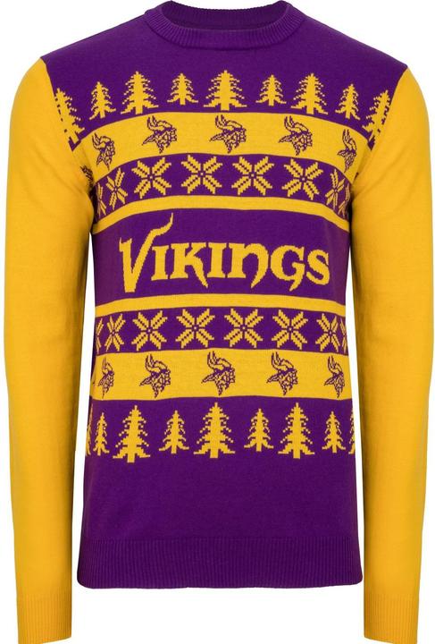 Produktbild Foco NFL Ugly Sweater XMAS Strick Pullover Minnesota Vikings - L (L)