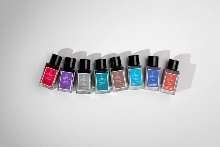Actual product image Herbin 1670 ink ocean blue 15ml (Inkwell, Blue)