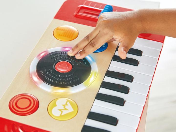 Actual product image Hape DJ mixer (English, German)
