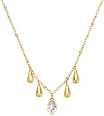 Brosway Gold-Plated Women's Necklace With Pendants Tear Drop Perfect Bpc39