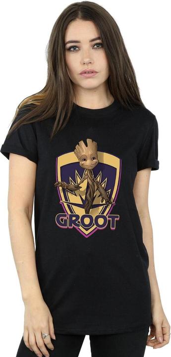 Immagine prodotto Guardians Of The Galaxy Groot Badge Maglietta Ampia Donna (XXL)