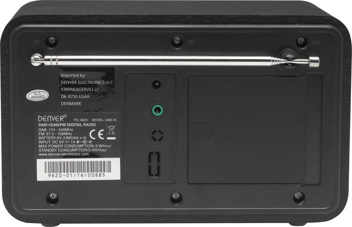 Immagine prodotto Denver Dab-35 (DAB, FM)
