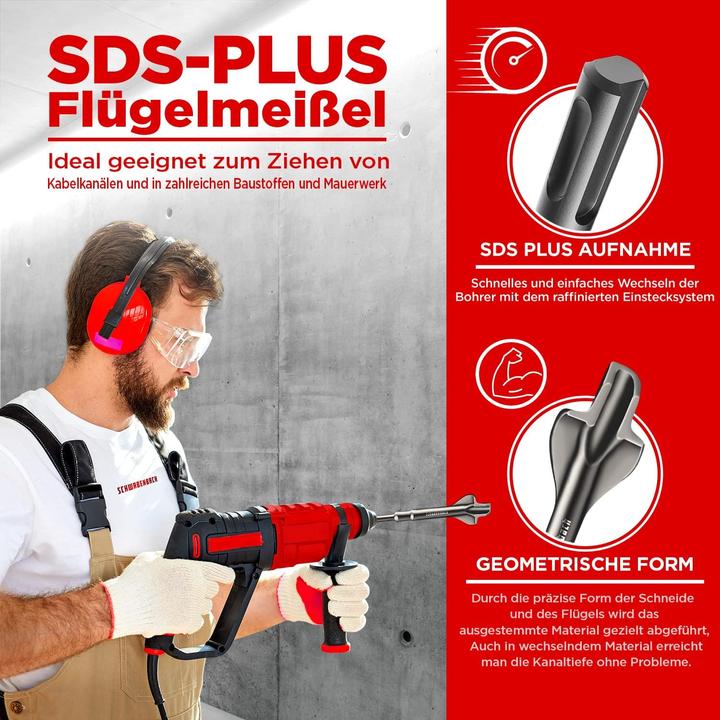 Actual product image Schwabenbach Wing chisel SDS Plus (250 mm)