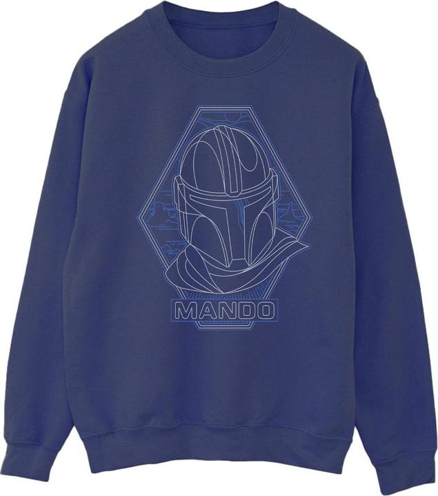 Image du produit Star Wars - Sweat THE MANDALORIAN OUTLINE HELM DIAMOND - Homme (S)