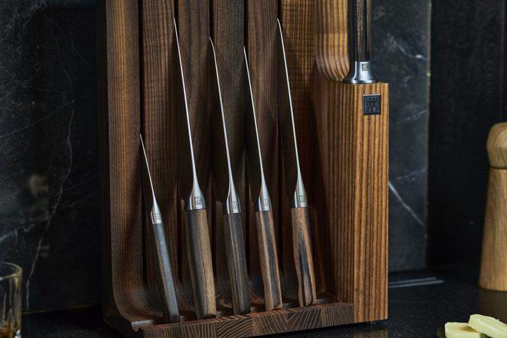 Immagine prodotto Zwilling Twin 1731 ceppo di coltelli 7 pezzi marrone, frassino