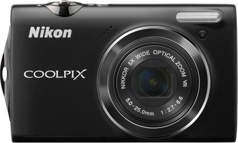 Nikon Coolpix S5100, 12 MP, 5x Zoom, HD-Movies, Schwarz (1/2,3'')