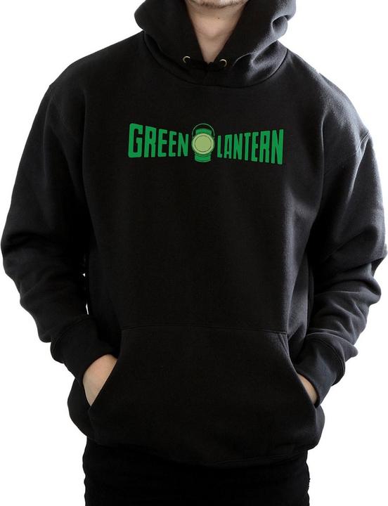 Produktbild Green Lantern Text Logo Kapuzenpullover (S)