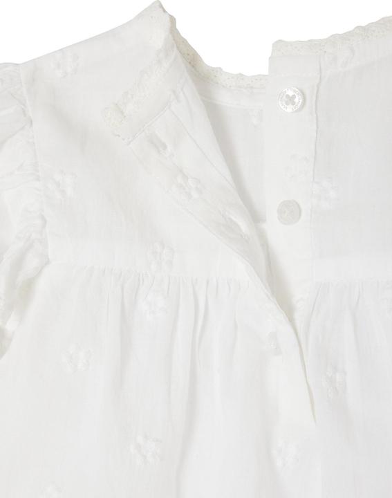 Actual product image Vertbaudet Girls' baby blouse with long sleeves (68)