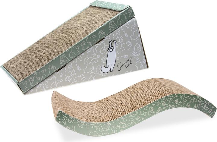 Produktbild Karlie Simon's Cat Kratzpappe (25 cm, Grün, Grau, Braun)