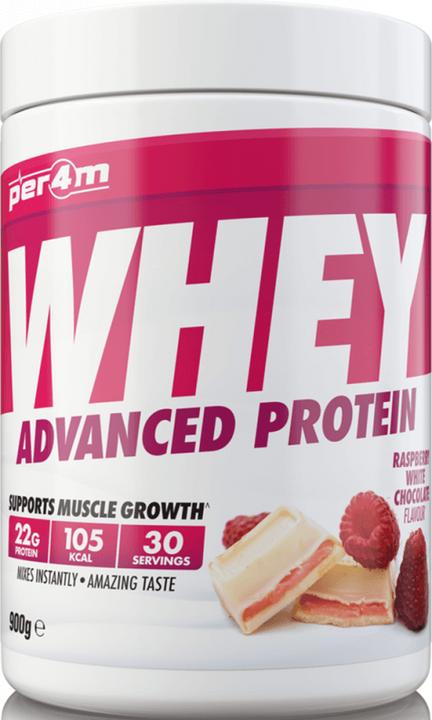 Actual product image Per4m Whey Advanced Protein (Raspberry White Chocolate, 1 pcs., 900 g)