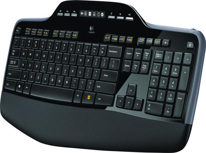 Produktbild Logitech Kabellose Tastatur+Maus MK710 schwarz im Einzelhandel (DE, Kabellos)