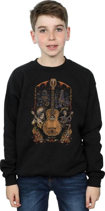 Actual product image Disney Boys Coco Guitar Poster Sweatshirt (152, 158)