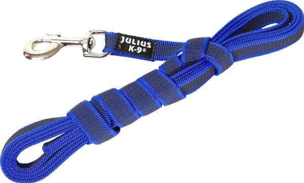 Julius-K9 K9 C&G line, blå/grå 20mm/5m m/håndt (Dog)