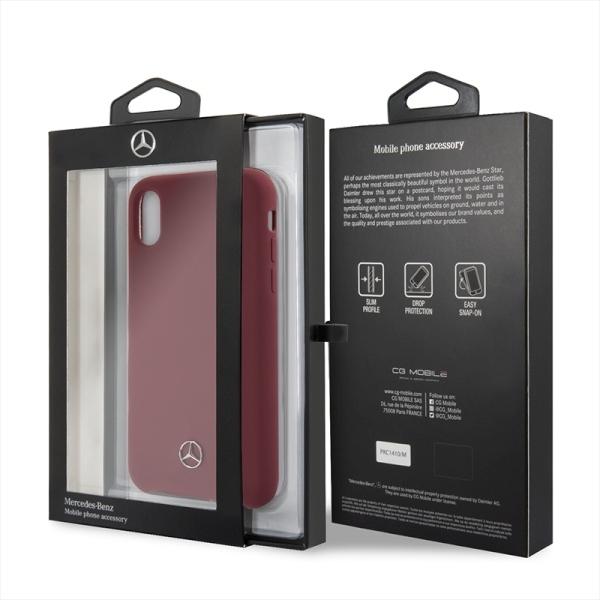 Produktbild Mercedes MEHCPXSILRE iPhone X/ Xs hard case czerwony/red (Apple iPhone X)