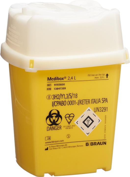 Produktbild DQB X MEDIBOX Kanülensammler 2.4 Liter