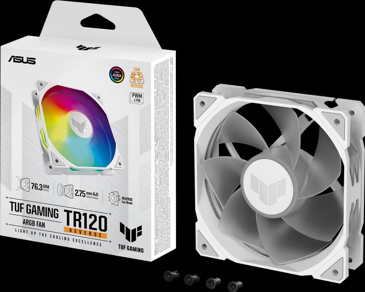 Immagine prodotto ASUS Ventola TUF GAMING TR120 FAN ARGB REV WHT (120 mm, 1 x)