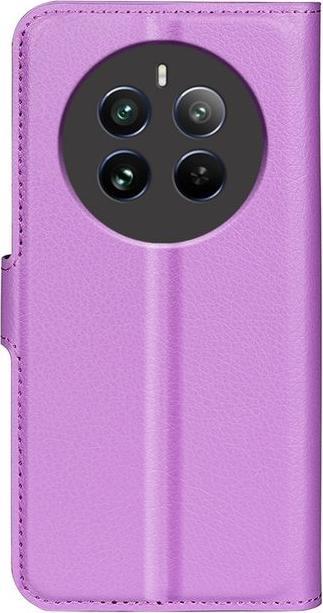 Actual product image MU Classic Litchi Leather Bookcover Series (Realme 12)