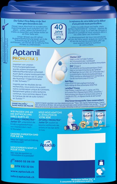 Produktbild Aptamil Pronutra 3 (800 g, ab 8 Monaten)