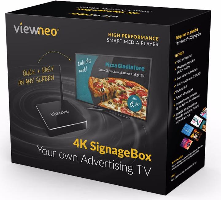 Actual product image Viewneo 4K SignageBox + Lizenz