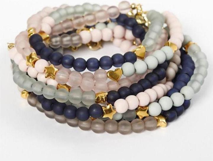 Actual product image Creativ Company Plastic beads 6 mm, light grey, 150 pcs.