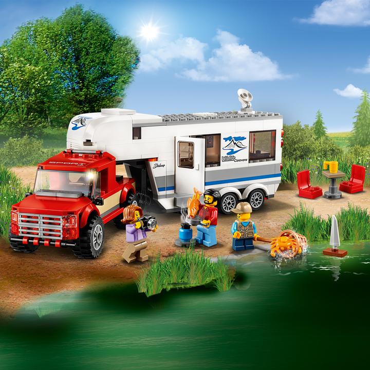 Actual product image LEGO Pickup & Caravan (60182, LEGO City)