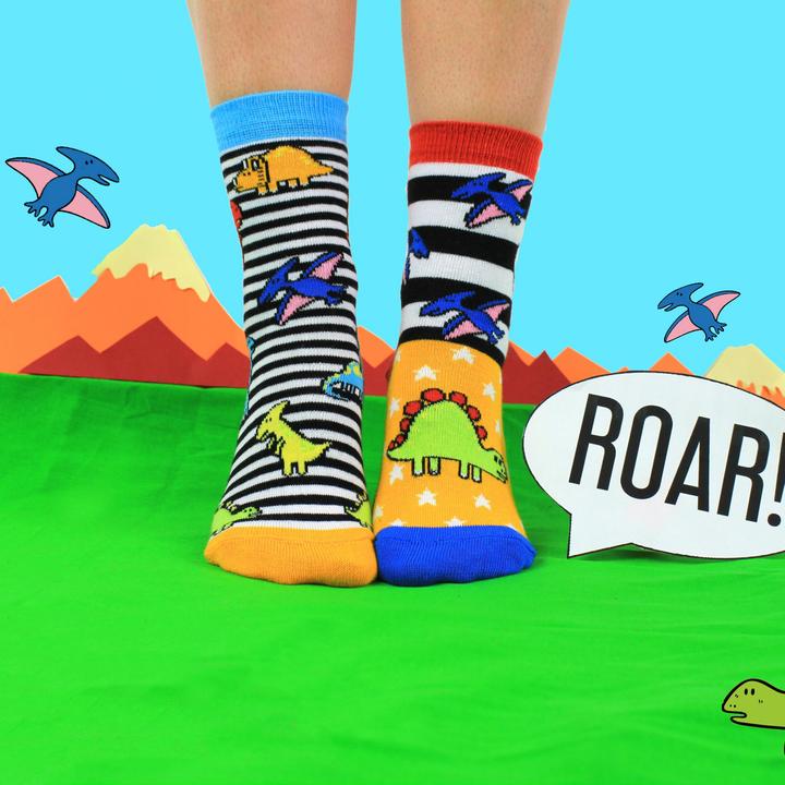 Immagine prodotto United Oddsocks Sockasaurus (confezione da 3, 27 - 30)