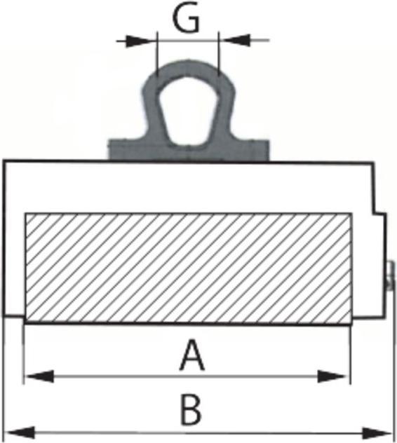 Image du produit Eclipse magnetics Aimant de levage UL E (300 kg)