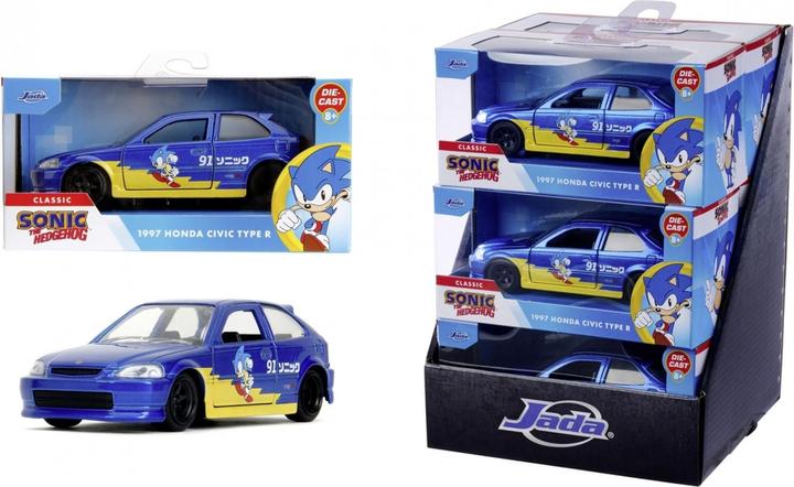 Jada Sonic 1997 Honda Civic Type-R 1:32