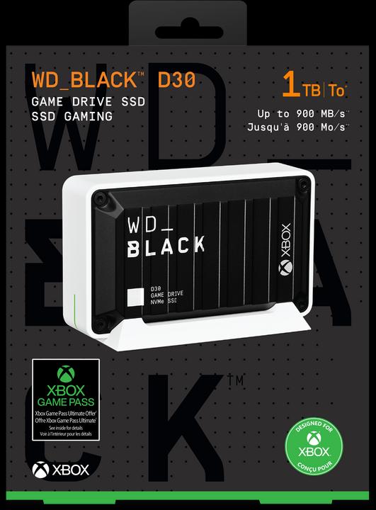 Actual product image WD Black D30 Game Drive SSD for Xbox (1000 GB)