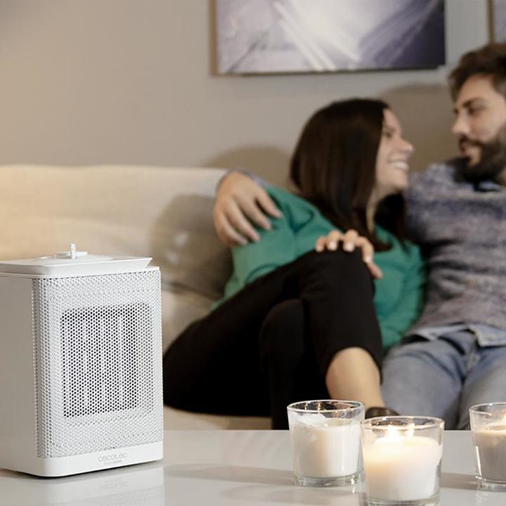 Produktbild Cecotec Chauffage en céramique compatible Ready Warm 6150 Ceramic Rotate Style (Blanc) (1500 W)