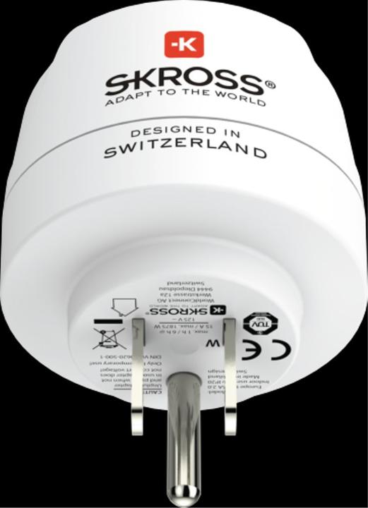 Produktbild Skross Reisestecker Europe to USA (Bulk Ware) weiss