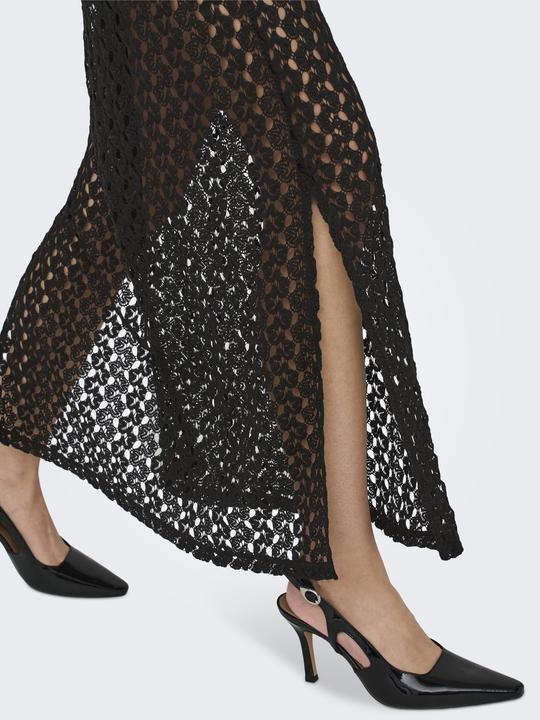 Actual product image Only Regular fit V-neckline Boxy sleeves Long dress Lace dress (M)
