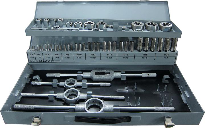 Actual product image Rs Pro HSS steel metric tap & die set,M3-M20