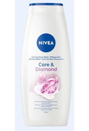Immagine prodotto NIVEA Care Diamond Care Bath Fl 750ml (498.67 ml, Bagnoschiuma)