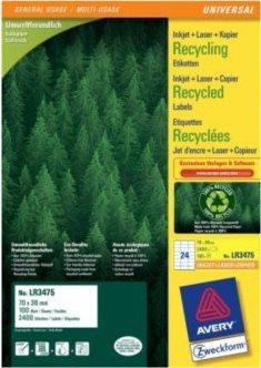 Produktbild Avery Recycling von Universaletiketten